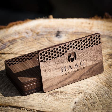 how to make wooden business cards